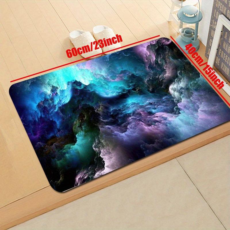 3D Illusion Galaxy Outer Space Stars Floor Mat