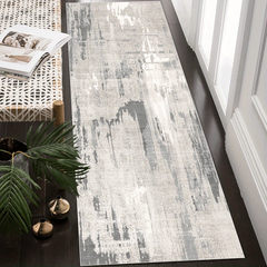 Minimalist Abstract Runner Rug Vintage Non Slip Non Shedding Runner Hallway