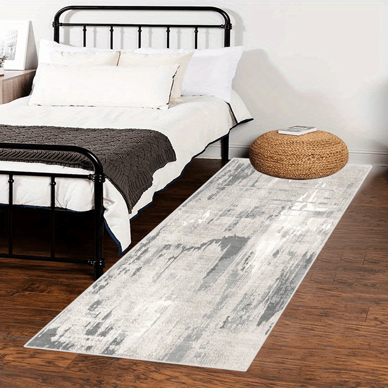 Minimalist Abstract Runner Rug Vintage Non Slip Non Shedding Runner Hallway