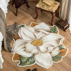 3D Flower Floor Mat Soft Stain Resistant Non Slip Carpet
