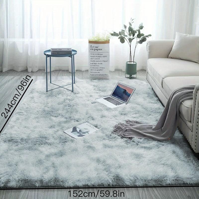 Ultra Soft Fluffy Tie Dyed Area Rug for Bedroom Living Room Nursery