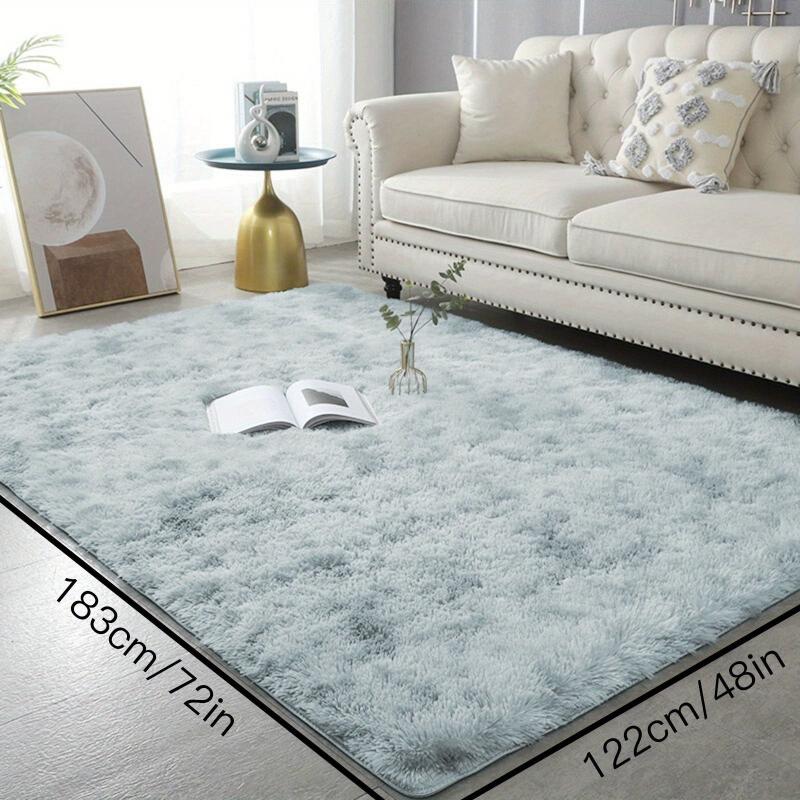 Ultra Soft Fluffy Tie Dyed Area Rug for Bedroom Living Room Nursery