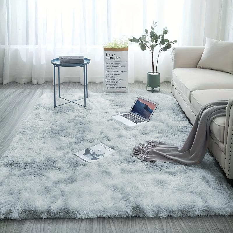 Ultra Soft Fluffy Tie Dyed Area Rug for Bedroom Living Room Nursery