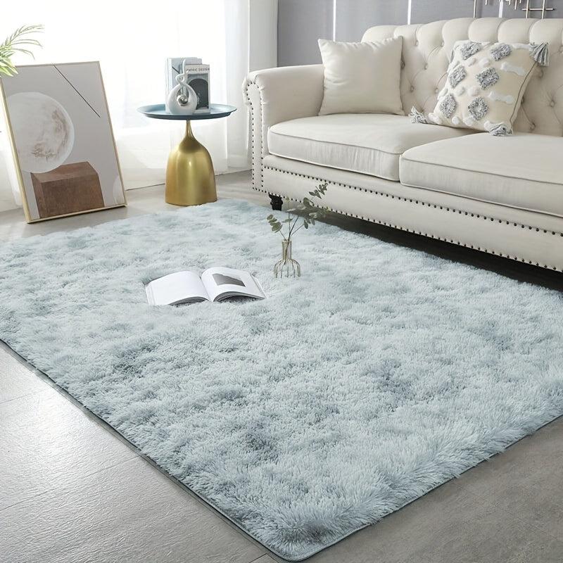 Ultra Soft Fluffy Tie Dyed Area Rug for Bedroom Living Room Nursery