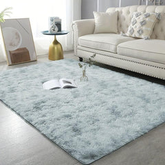 Ultra Soft Fluffy Tie Dyed Area Rug for Bedroom Living Room Nursery