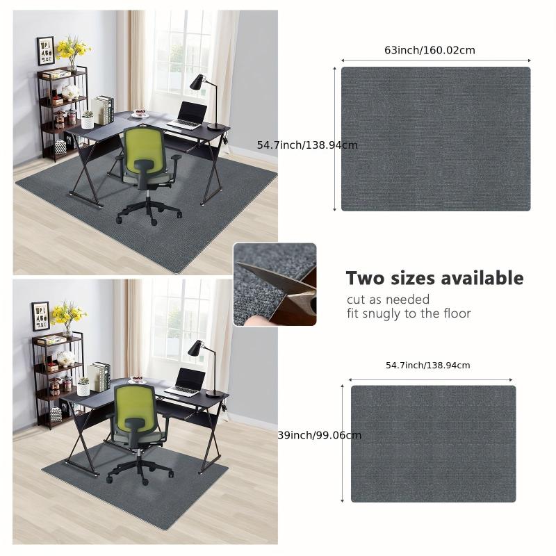 Non Slip Chair Mat for Hardwood Floors - Anti Slip Desk Carpet Rug Gripper