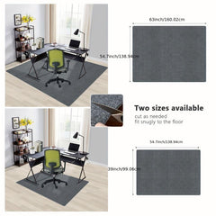 Non Slip Chair Mat for Hardwood Floors - Anti Slip Desk Carpet Rug Gripper