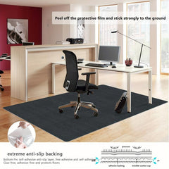 Non Slip Chair Mat for Hardwood Floors - Anti Slip Desk Carpet Rug Gripper