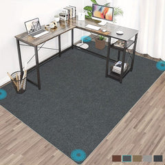 Non Slip Chair Mat for Hardwood Floors - Anti Slip Desk Carpet Rug Gripper