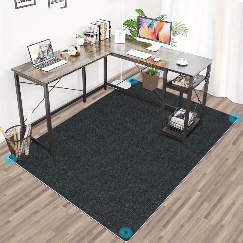 Non Slip Chair Mat for Hardwood Floors - Anti Slip Desk Carpet Rug Gripper
