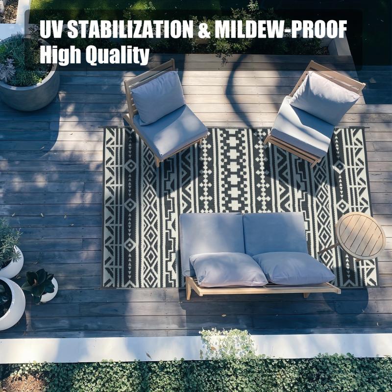 Large Waterproof Outdoor Rug Mats 5x8 6x9