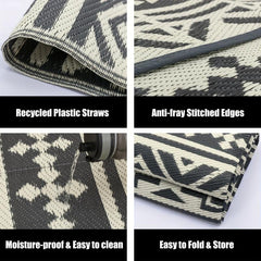 Large Waterproof Outdoor Rug Mats 5x8 6x9