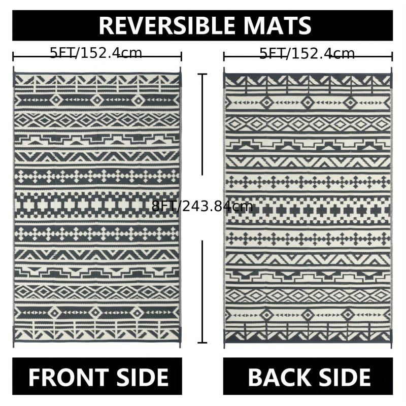 Large Waterproof Outdoor Rug Mats 5x8 6x9