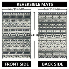 Large Waterproof Outdoor Rug Mats 5x8 6x9
