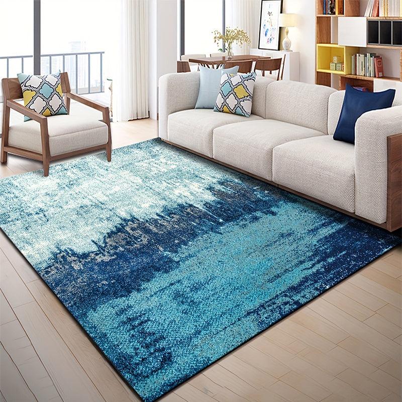 Soft Machine Washable Non Slip Area Rug for Living Room Decor
