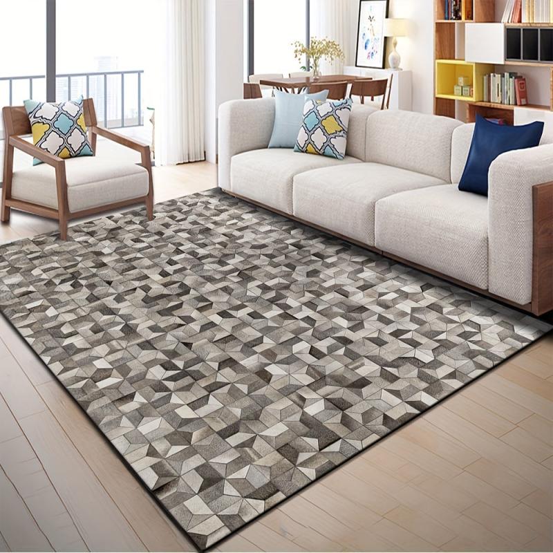 Soft Machine Washable Non Slip Area Rug for Living Room Decor