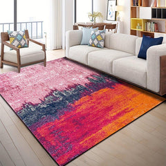 Soft Machine Washable Non Slip Area Rug for Living Room Decor