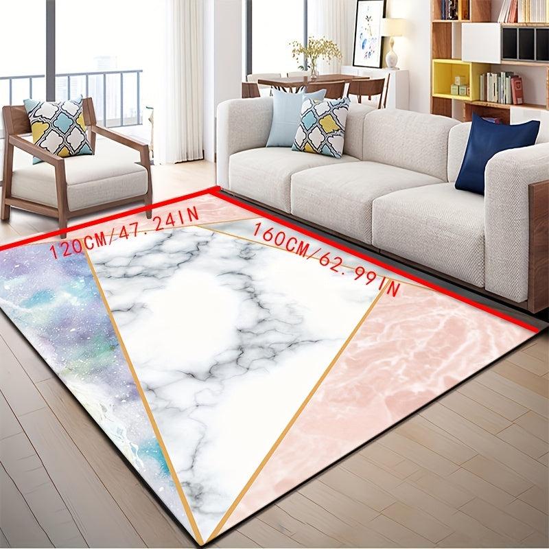 Soft Machine Washable Non Slip Area Rug for Living Room Decor