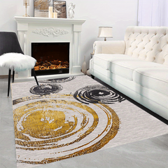 Modern Minimalist Circle Pattern Large Area Carpet