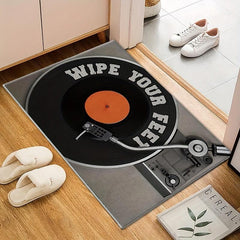 3D Stereoscopic Retro Record Machine Carpet