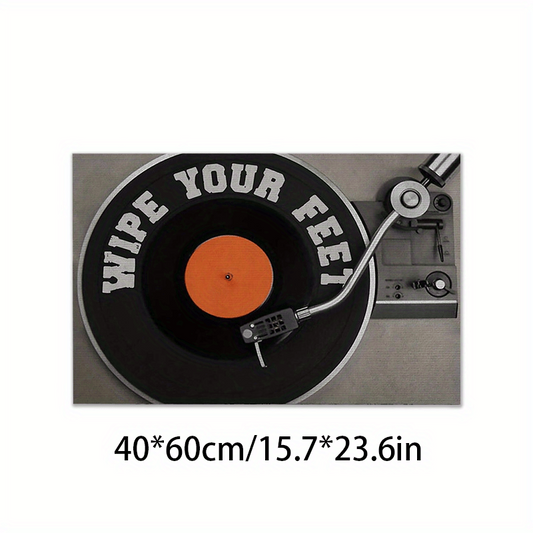 3D Stereoscopic Retro Record Machine Carpet