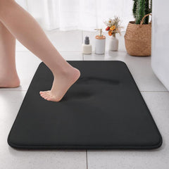 Extra Thick Memory Foam Bath Mat Absorbent Non-slip Soft Mat