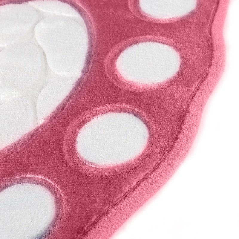 Dog Footprint Bathmat Memory Foam Cozy Bathroom Floor Rug Non Slip