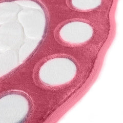 Dog Footprint Bathmat Memory Foam Cozy Bathroom Floor Rug Non Slip