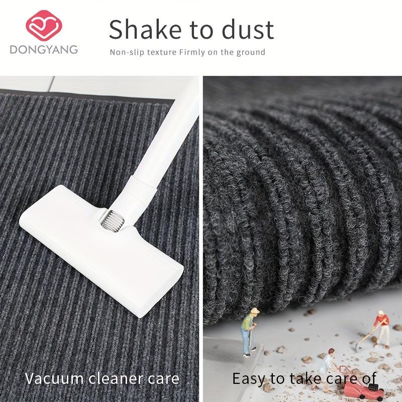 Double Striped Door Floor Mat Waterproof Non Slip Outdoor Entrance Doormat