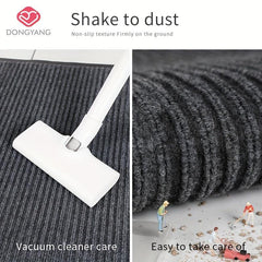 Double Striped Door Floor Mat Waterproof Non Slip Outdoor Entrance Doormat