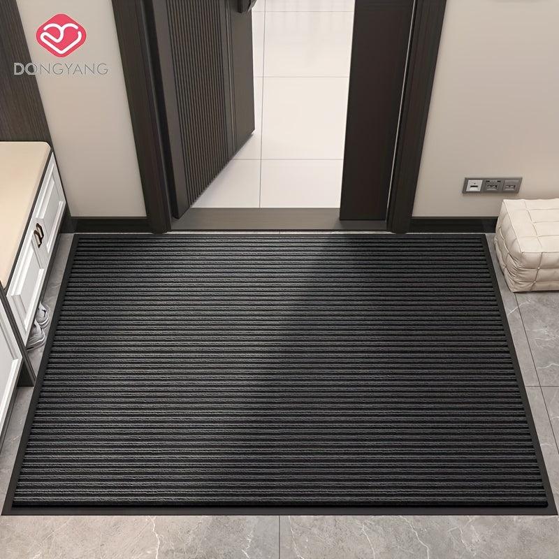 Double Striped Door Floor Mat Waterproof Non Slip Outdoor Entrance Doormat
