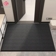 Double Striped Door Floor Mat Waterproof Non Slip Outdoor Entrance Doormat