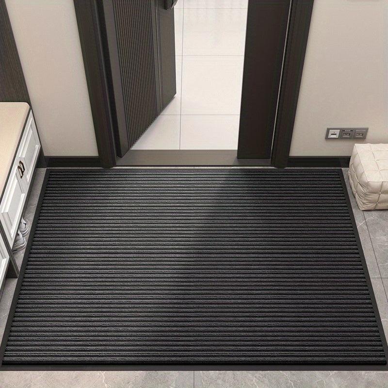 Double Striped Door Floor Mat Waterproof Non Slip Outdoor Entrance Doormat