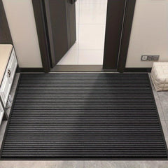 Double Striped Door Floor Mat Waterproof Non Slip Outdoor Entrance Doormat