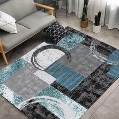 Geometric Pattern Area Rug - Stylish Home Decor Accent