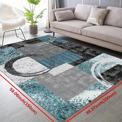 Geometric Pattern Area Rug - Stylish Home Decor Accent