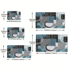 Geometric Pattern Area Rug - Stylish Home Decor Accent