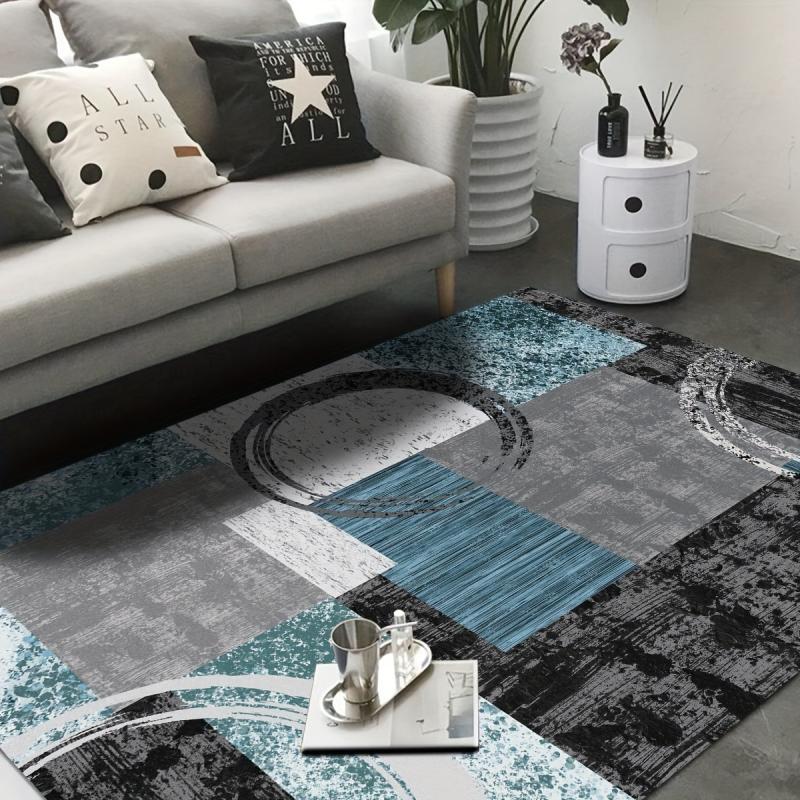 Geometric Pattern Area Rug - Stylish Home Decor Accent