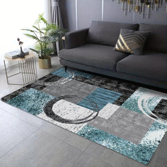 Geometric Pattern Area Rug - Stylish Home Decor Accent
