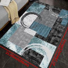 Geometric Pattern Area Rug - Stylish Home Decor Accent