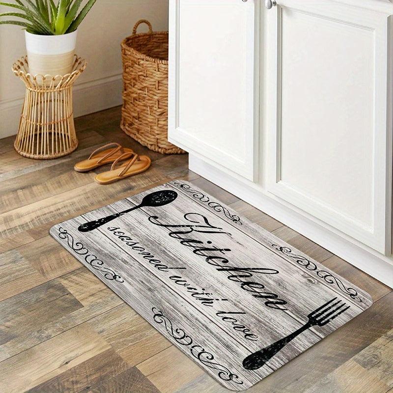 1pc Anti Fatigue Kitchen Mats Set Non Skid Washable Cushioned Kitchen Floor Mats