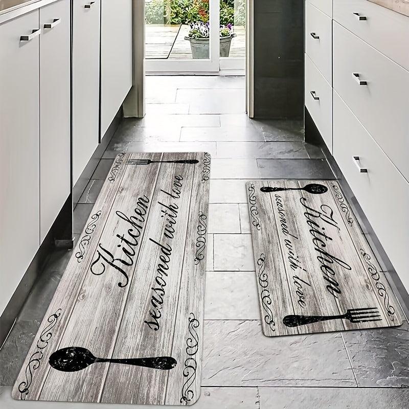 1pc Anti Fatigue Kitchen Mats Set Non Skid Washable Cushioned Kitchen Floor Mats