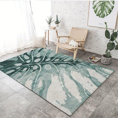 Abstract Nordic Area Rug Geometric Pattern Non-slip Distressed Large Carpet