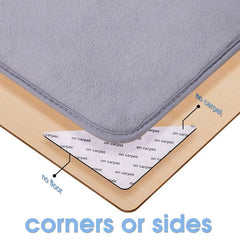 8pcs Reusable Rug Grippers Keep Area Rugs Flat & Secure on Floors