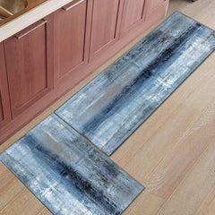 2pcs Vintage Abstract Non Slip Floor Mat