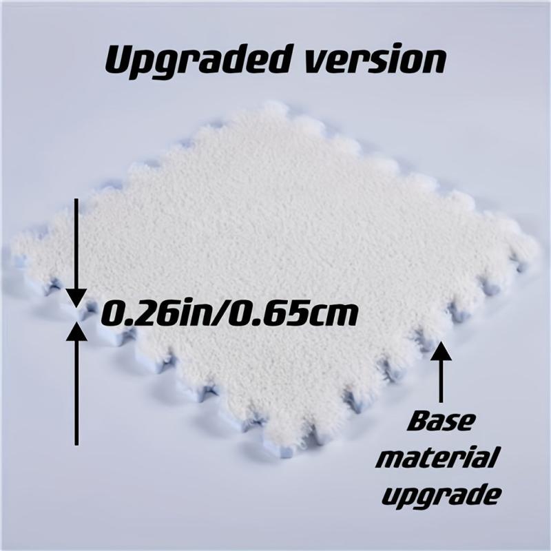 12pcs Soft Foam Puzzle Floor Mat Rug for Home Playroom Decor