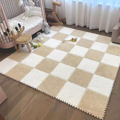 12pcs Soft Foam Puzzle Floor Mat Rug for Home Playroom Decor