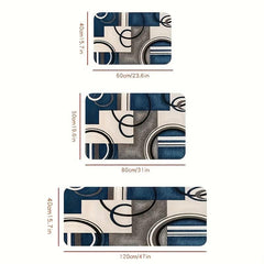 1PC Modern Soft Kitchen Rug Cushioned Non Slip Set