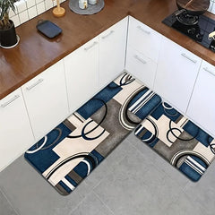 1PC Modern Soft Kitchen Rug Cushioned Non Slip Set
