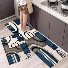 1PC Modern Soft Kitchen Rug Cushioned Non Slip Set